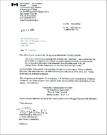 Access letter